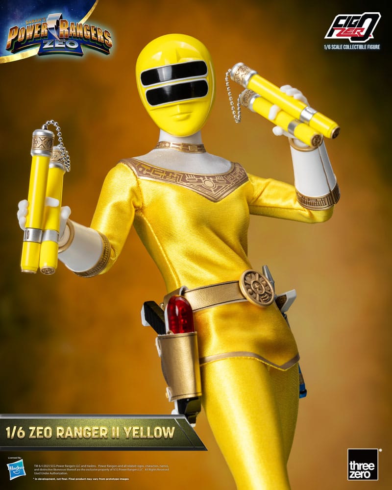 Power Rangers Zeo FigZero Actionfigur 1/6 Ranger II Yellow 30 cm Image 6