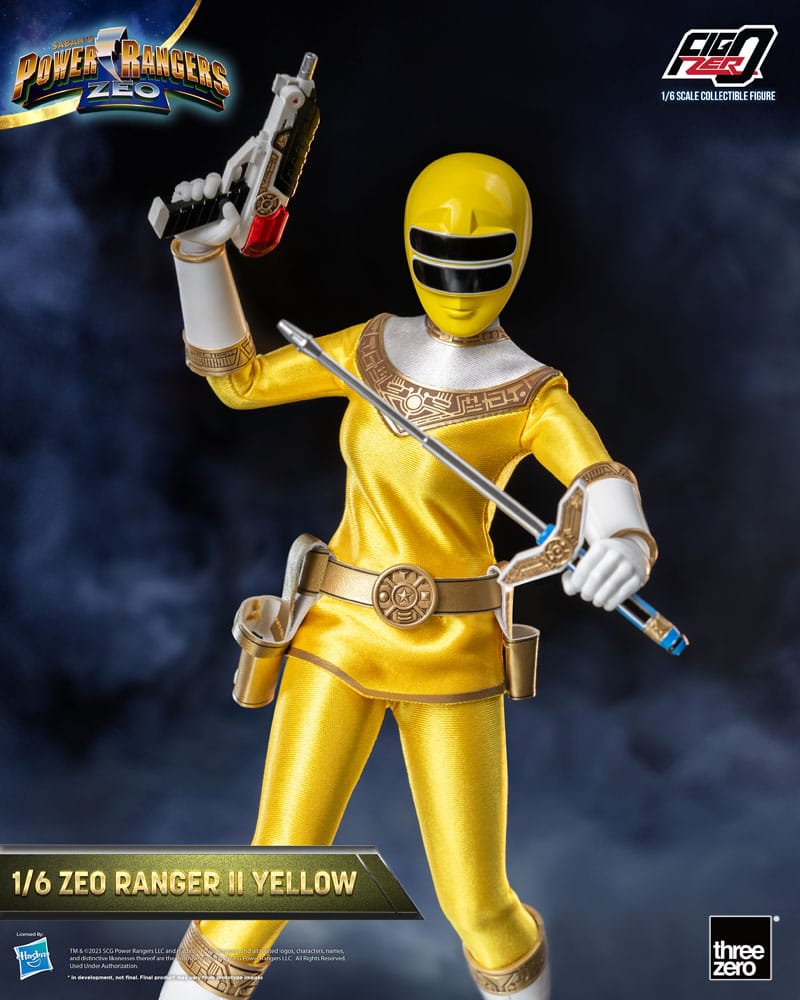 Power Rangers Zeo FigZero Actionfigur 1/6 Ranger II Yellow 30 cm Image 7