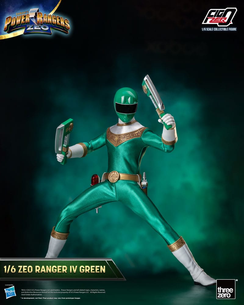 Power Rangers Zeo FigZero Actionfigur 1/6 Ranger IV Green 30 cm Image 9