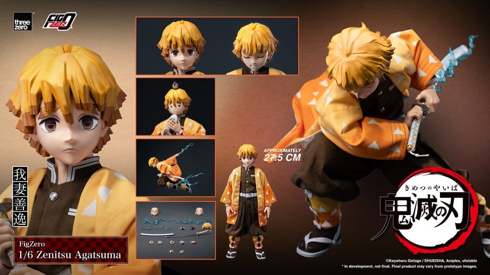 Demon Slayer: Kimetsu no Yaiba FigZero Actionfigur 1/6 Zenitsu Agatsuma 28 cm Image 15