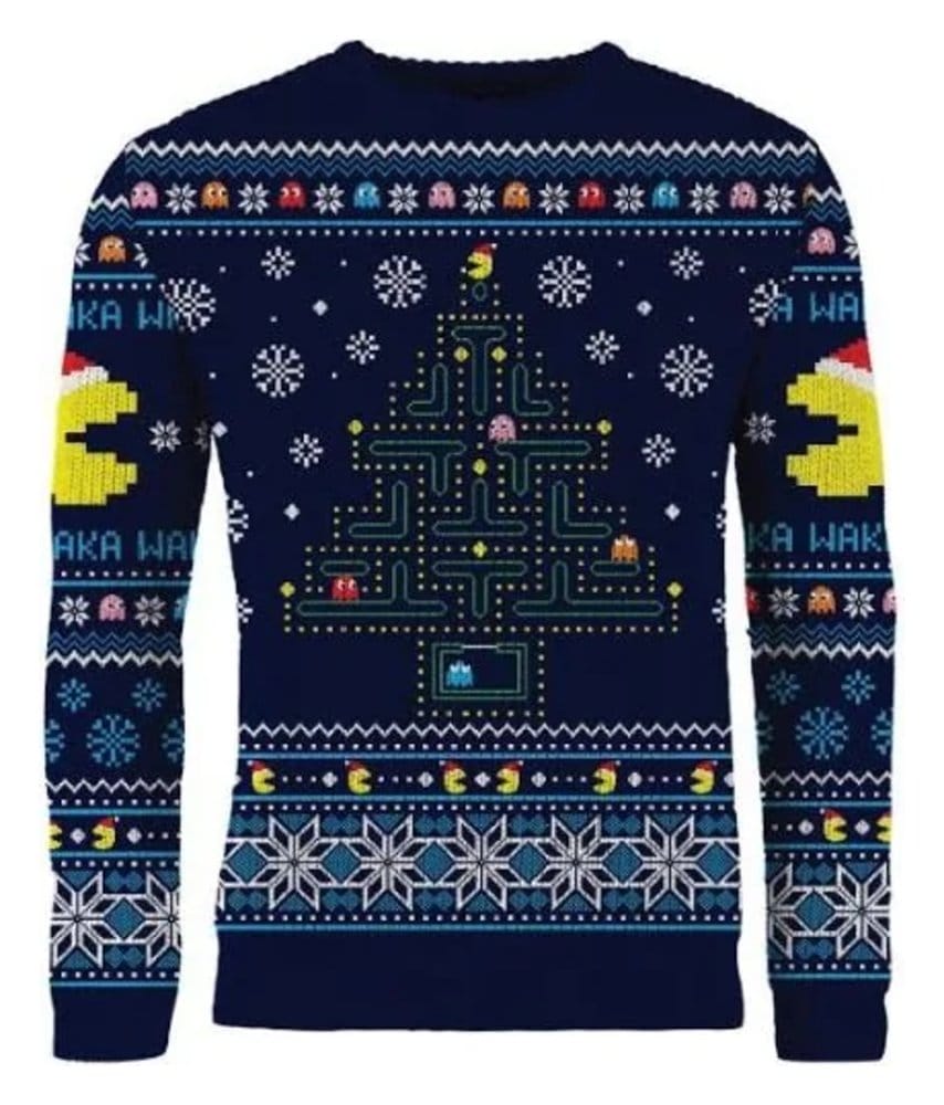 Pac-Man Christmas Pullover Größe L Image 2