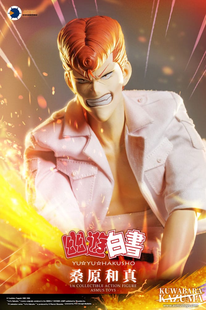 Yu Yu Hakusho Actionfigur 1/6 Kazuma Kuwabara (Luxury Version) 30 cm Image 6