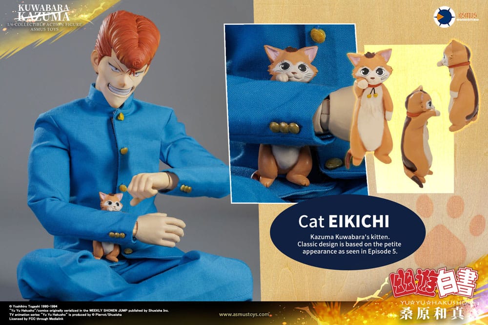 Yu Yu Hakusho Actionfigur 1/6 Kazuma Kuwabara (Luxury Version) 30 cm Image 18