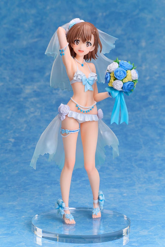 A Certain Scientific Railgun T PVC Statue 1/7 Mikoto Misaka Wedding Swimsuit Ver. 25 cm Image 2