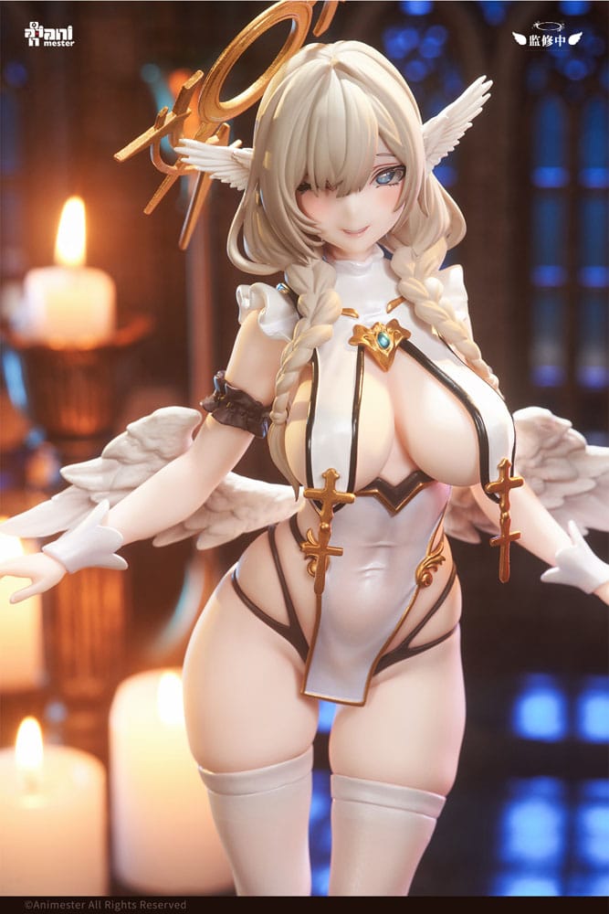 Original Character Statue 1/6 Sheng Wan Jiao Zhu Cheshire 29 cm Image 12