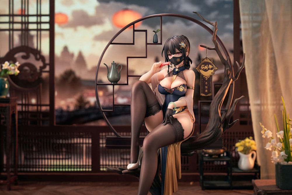 Original Character PVC Statue 1/7 Xiami China Dress Genboku Ver. 26 cm Image 10