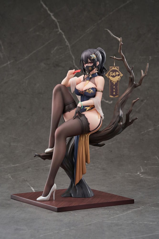 Original Character PVC Statue 1/7 Xiami China Dress Genboku Ver. 26 cm Image 14