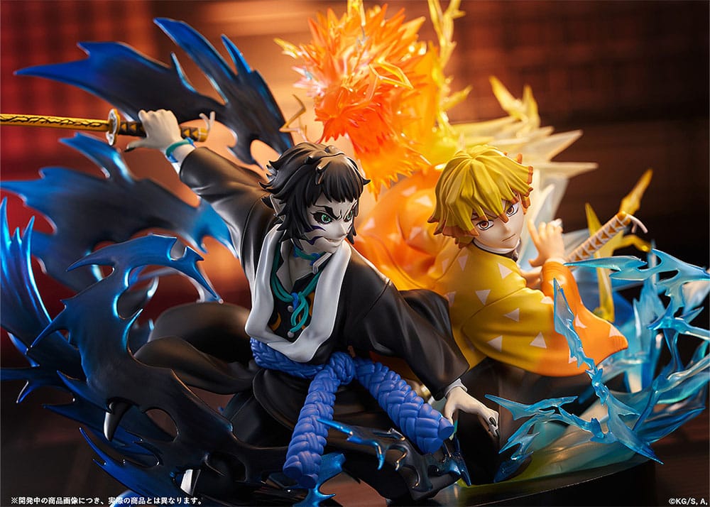 Demon Slayer: Kimetsu no Yaiba PVC Statue Zenitsu Agatsuma & Kaigaku 15 cm Image 19