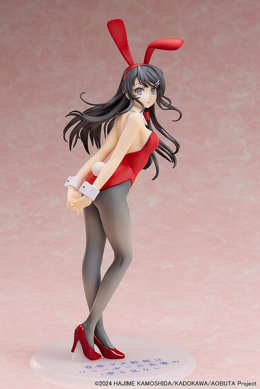 Rascal Does Not Dream of Bunny Girl Senpai Statue 1/7 Mai Sakurajima Red Bunny Girl Ver. 27 cm Image 2