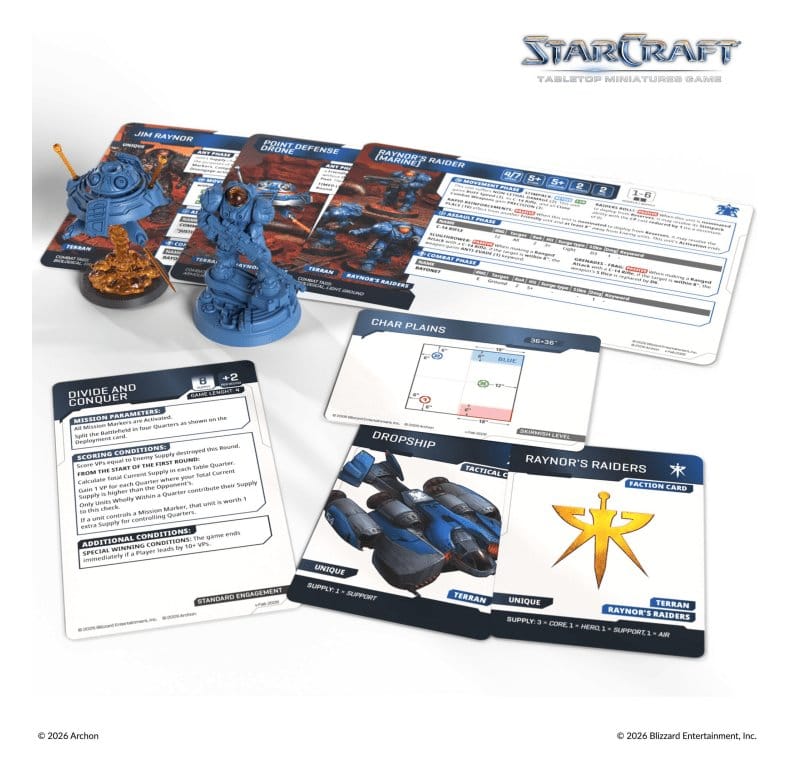 StarCraft TMG Helden Erweiterungs-Set Terran: Jim Raynor & Point Defense Drone Image 5