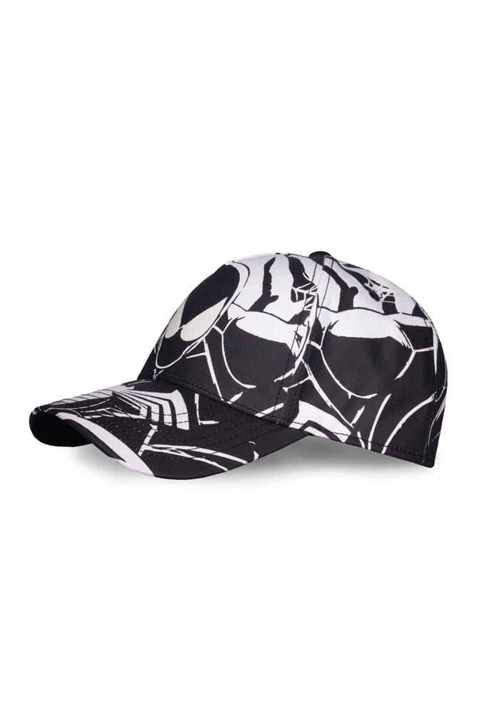 Spider-Man Baseball Cap Black & White All-over-Print Image 5