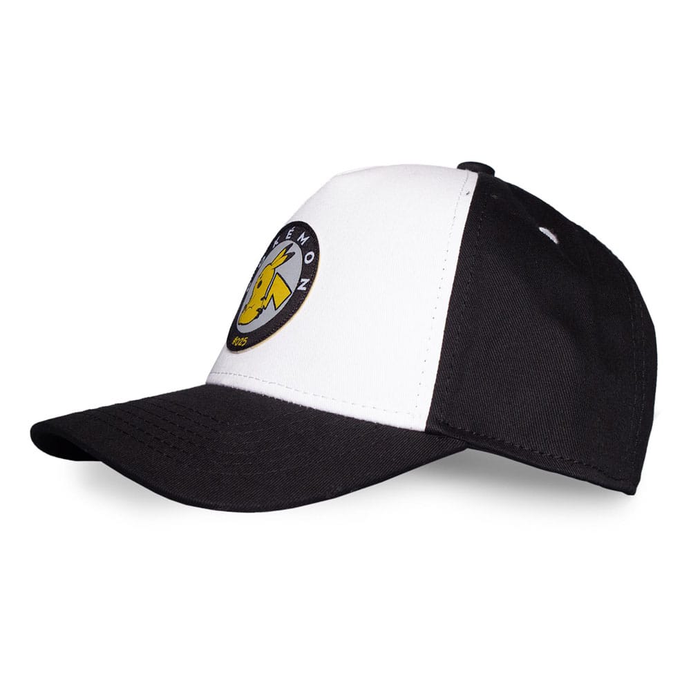 Pokémon Baseball Cap Pikachu Black & White Image 4