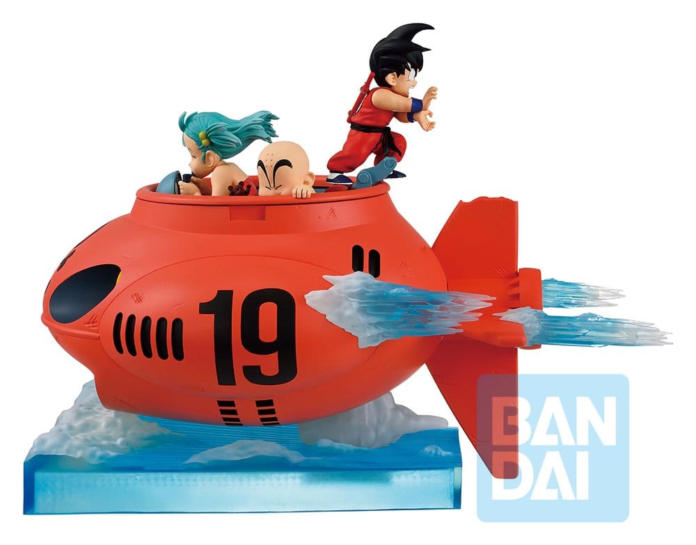 Dragon Ball Ichibansho PVC-Figur Son Goku & Bulma & Krillin (VS Red Ribbon Army) 16 cm Image
