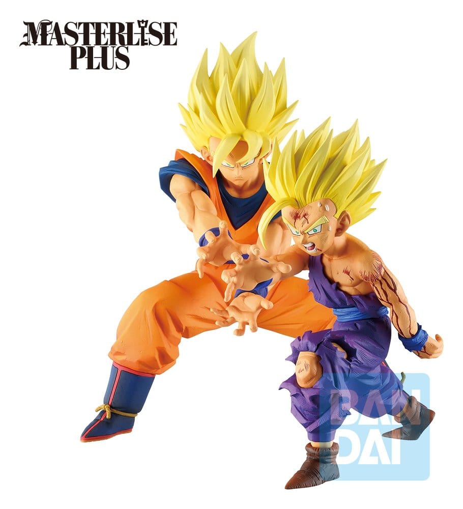 Dragon Ball Z Ichibansho Masterlise Plus PVC-Figur Vater-Sohn Kamehameha (Battle of Gods) 17 / 14 cm Image