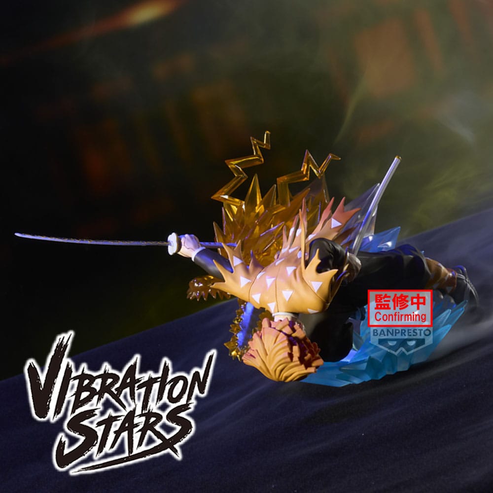 Demon Slayer: Kimetsu No Yaiba Vibration Stars Plus PVC Statue Zenitsu Agatsuma 12 cm Image 3