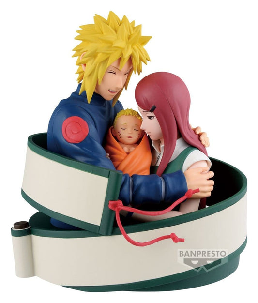 Naruto 72 Series PVC Statue Minato & Naruto & Kushina 13 cm Image 2