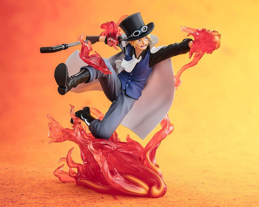 One Piece Figuarts ZERO Extra Battle PVC Statue Sabo Fire Fist Rook Check 19 cm Image 2