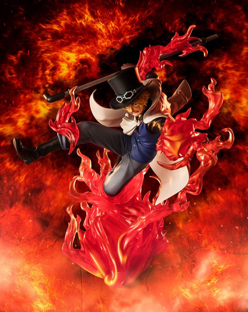 One Piece Figuarts ZERO Extra Battle PVC Statue Sabo Fire Fist Rook Check 19 cm Image 6