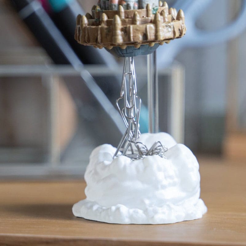 Das Schloss im Himmel Statue Magnet Flying Castle 13 cm Image 6