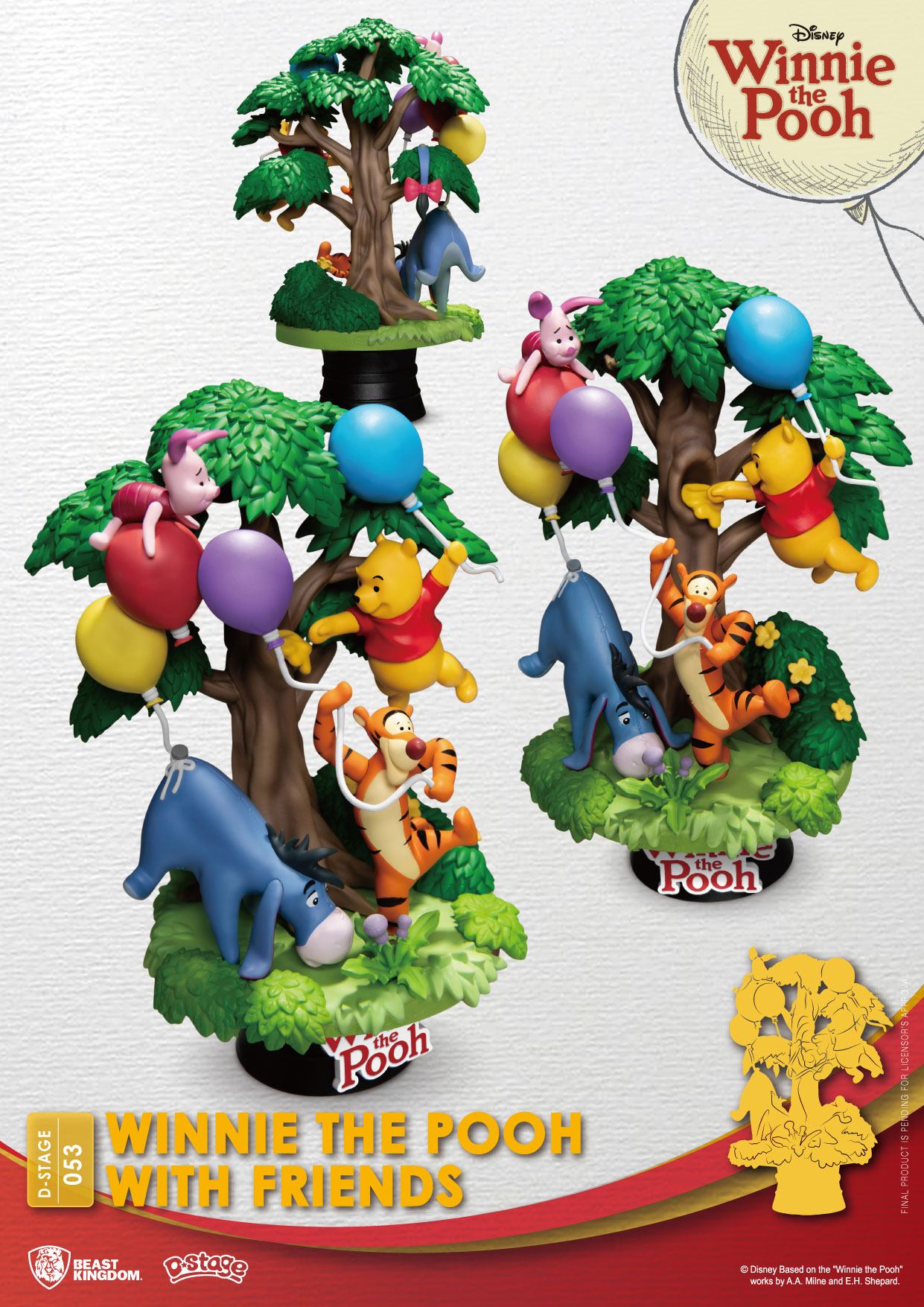Disney D-Stage PVC Diorama Winnie The Pooh With Friends 16 cm Image 8