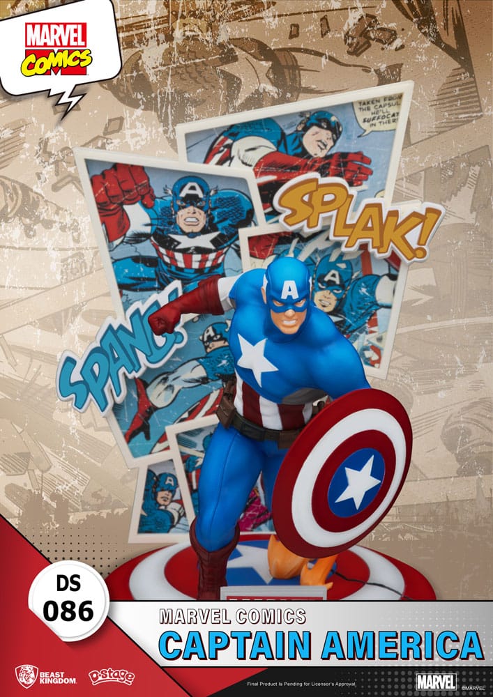 Marvel Comics D-Stage PVC Diorama Captain America 16 cm Image 6