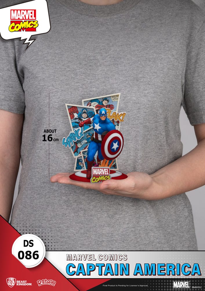 Marvel Comics D-Stage PVC Diorama Captain America 16 cm Image 7