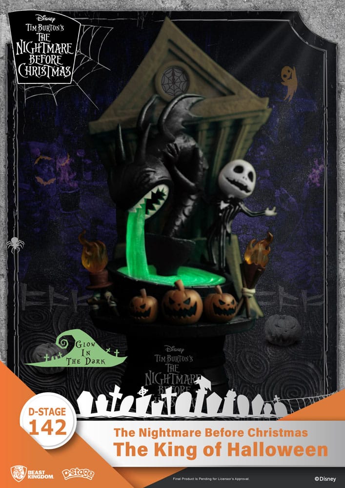 Nightmare before Christmas D-Stage PVC Diorama The King of Halloween 15 cm Image 5