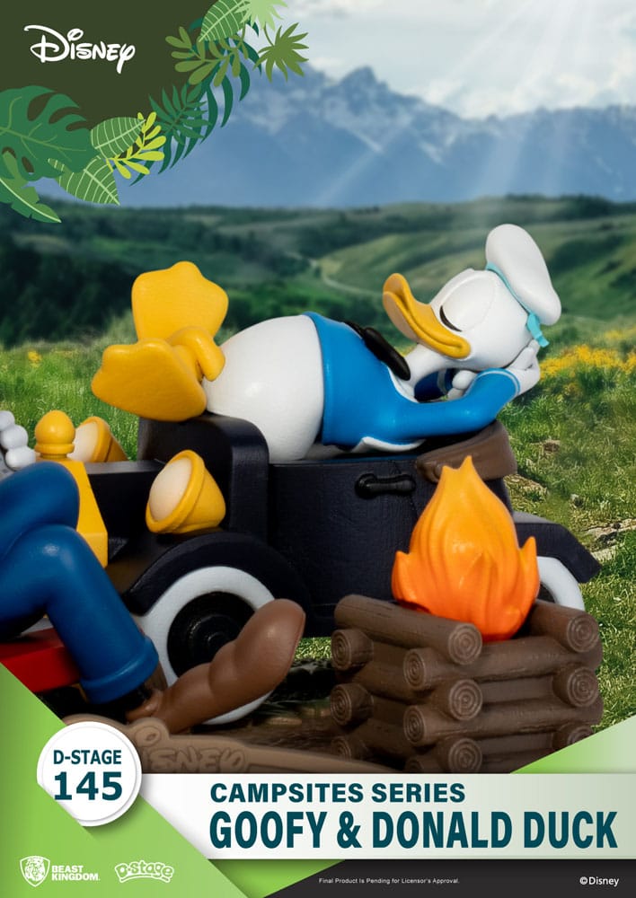 Disney D-Stage Campsite Series PVC Diorama Goofy & Donald Duck 10 cm Image 6