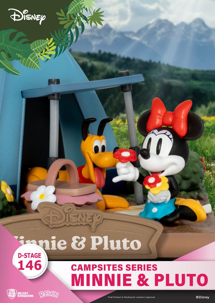 Disney D-Stage Campsite Series PVC Diorama Mini & Pluto 10 cm Image 6