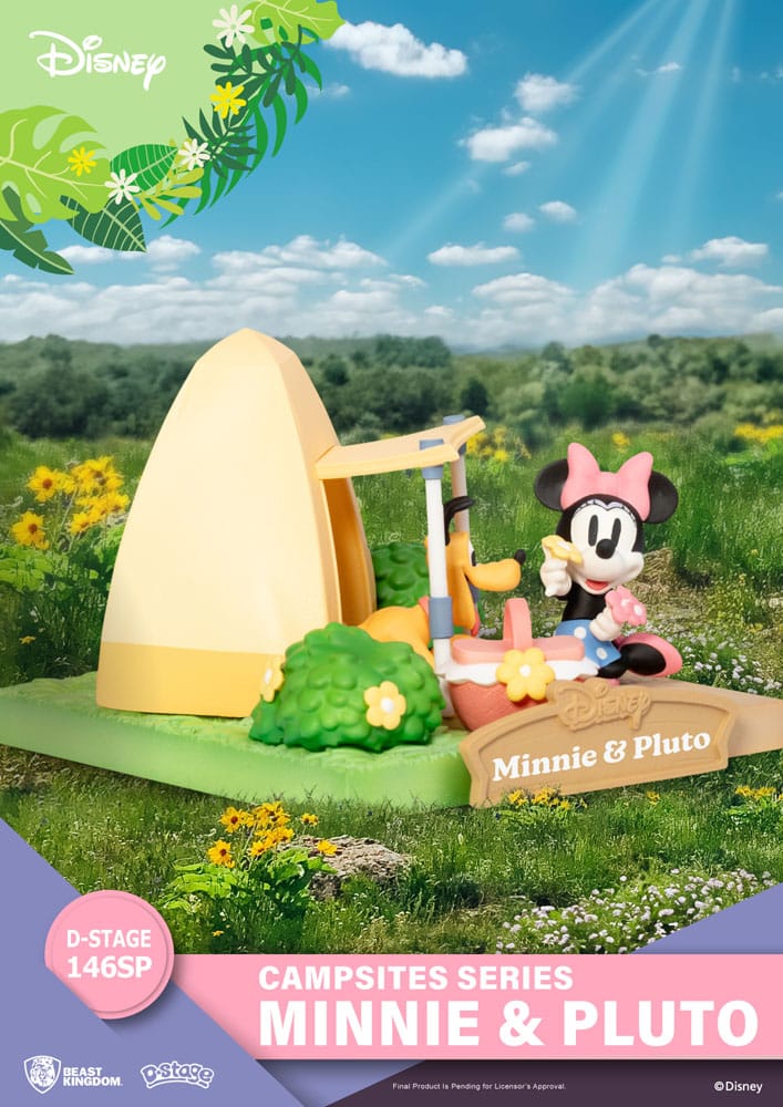 Disney D-Stage Campsite Series PVC Diorama Mini & Pluto Special Edition 10 cm Image 3