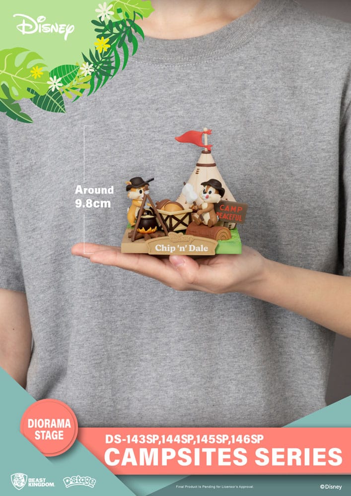 Disney D-Stage Campsite Series PVC Diorama Mini & Pluto Special Edition 10 cm Image 5