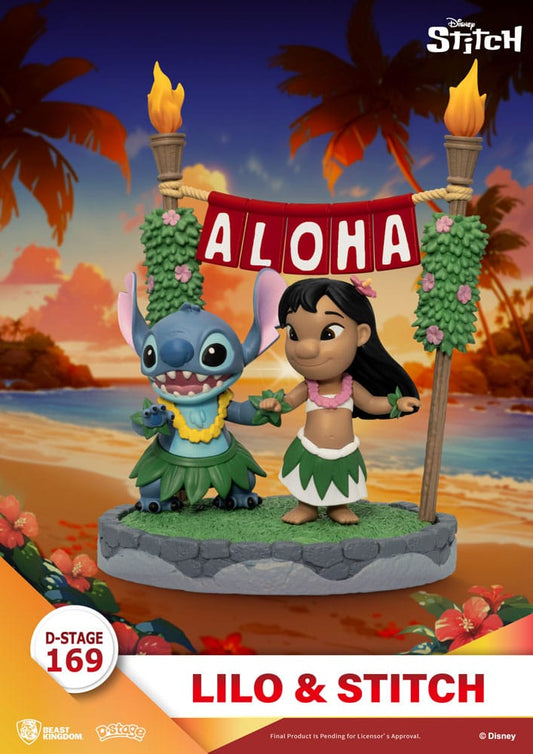 Lilo & Stitch D-Stage PVC Diorama Lilo & Stitch 16 cm Image 2