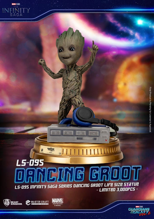 Guardians of the Galaxy 2 Life-Size Statue Dancing Groot heo EU Exclusive 32 cm Image 2