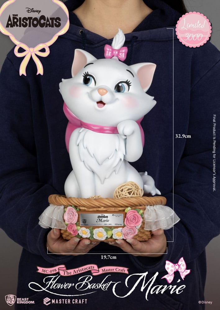 Aristocats Master Craft Statue Flower Basket Marie 32 cm Image 7
