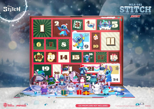 Lilo & Stitch Mini Egg Attack Adventskalender Stitch celebration Figure Set (Cookie) 10 cm Image 2