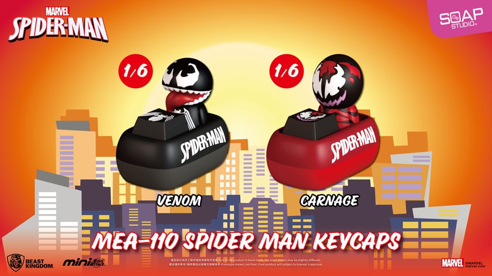 Spider Man Mini Egg Attack Blind Box Figuren keycaps Sortiment 5 cm (6) Image 5