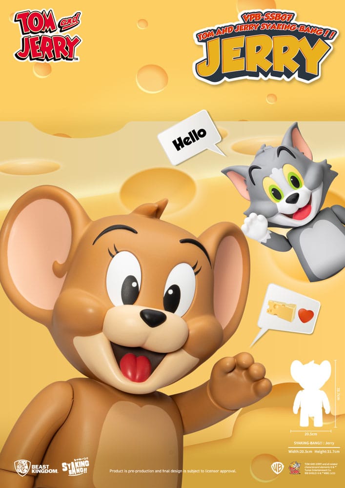 Tom & Jerry Syaking Bang PVC Figur Jerry 30 cm Image 9