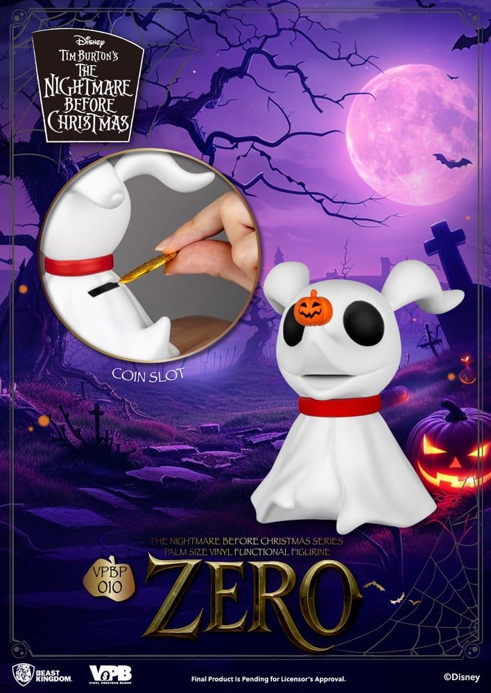 The Nightmare Before Christmas Palm Size Figur Spardose Zero 11 cm Image 8