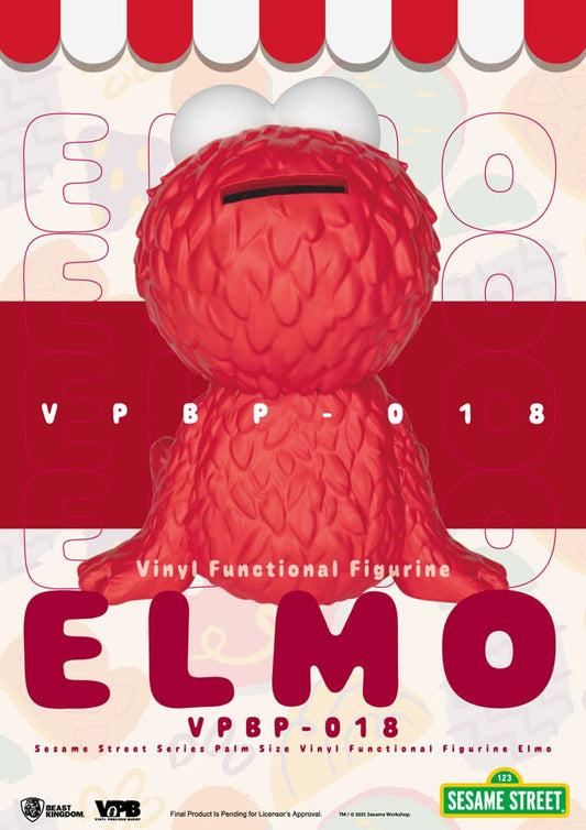 Sesamstraße Piggy Vinyl Spardose Elmo 12 cm Image 2