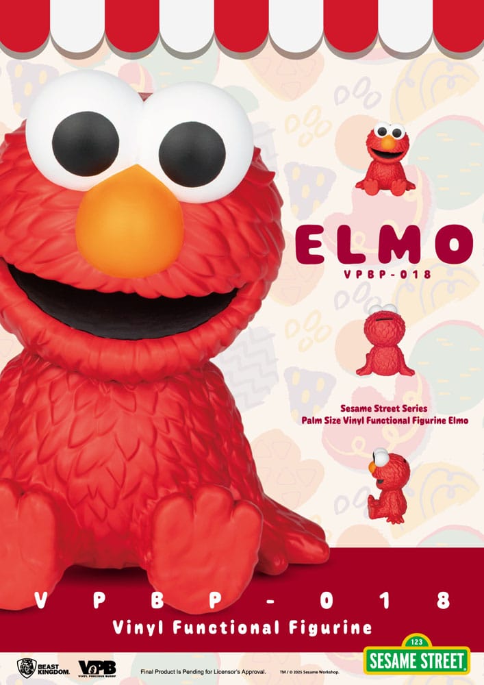 Sesamstraße Piggy Vinyl Spardose Elmo 12 cm Image 5