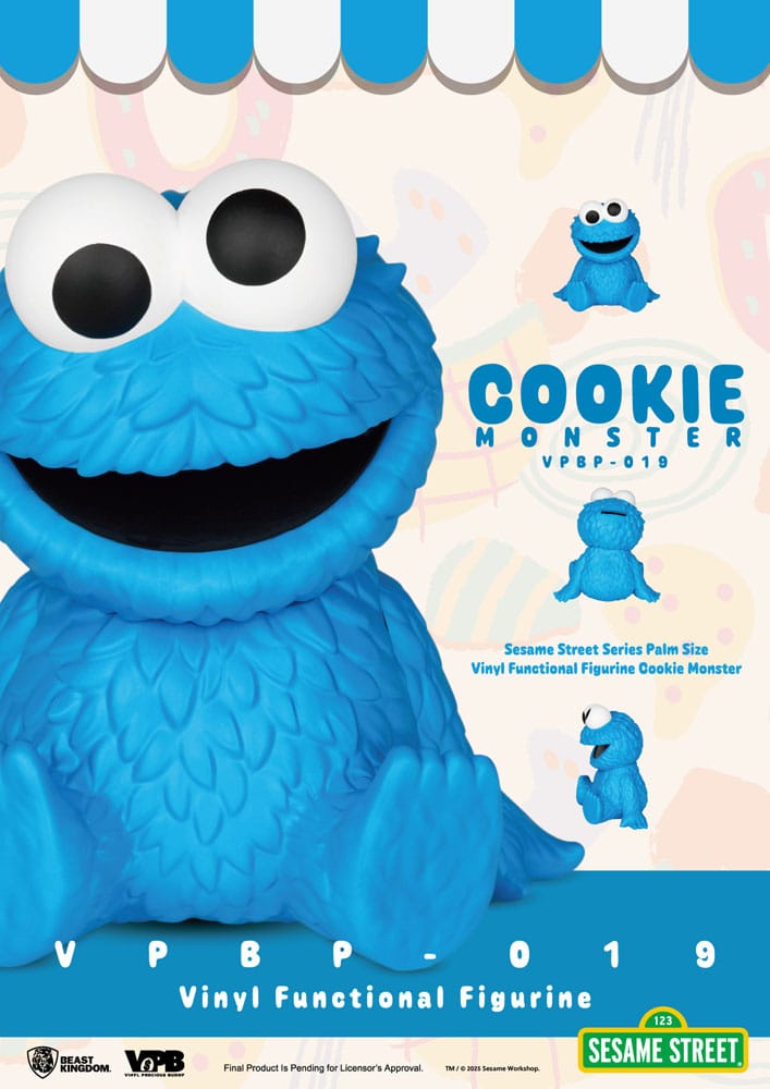Sesamstraße Piggy Vinyl Spardose Cookie Monster 12 cm Image 5
