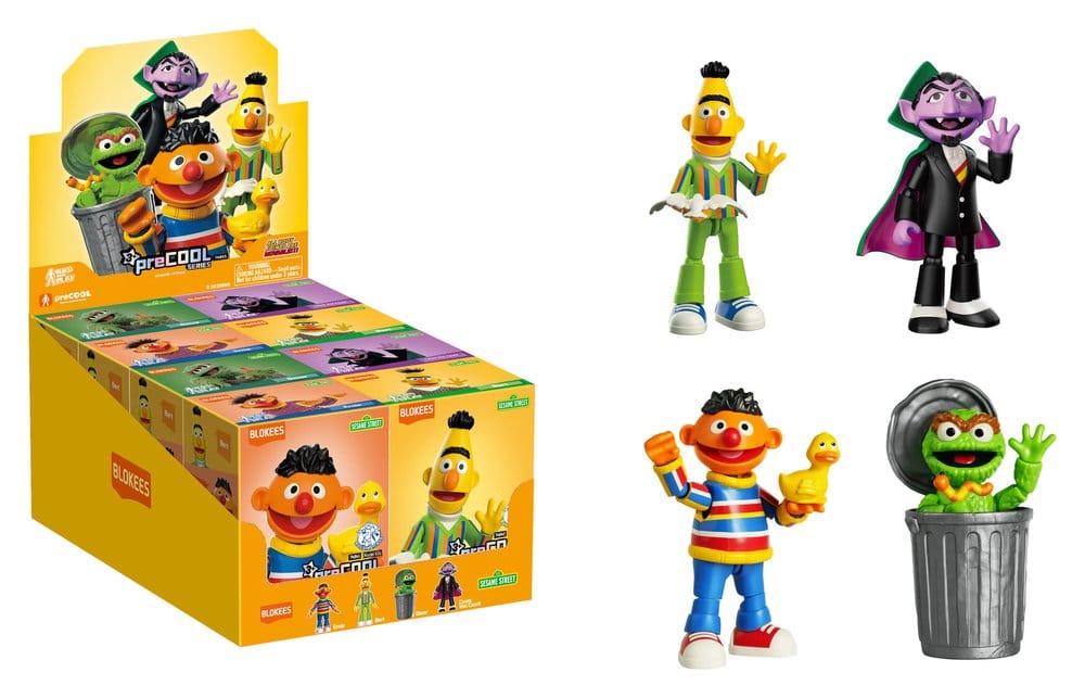 Sesame Street Blokees Bausatz Assortment 02 Blind Box Display (8) Image