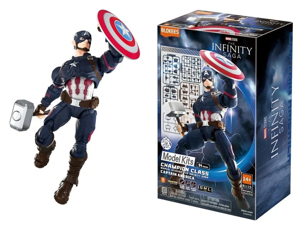 Marvel Blokees Bausatz Captain America Image