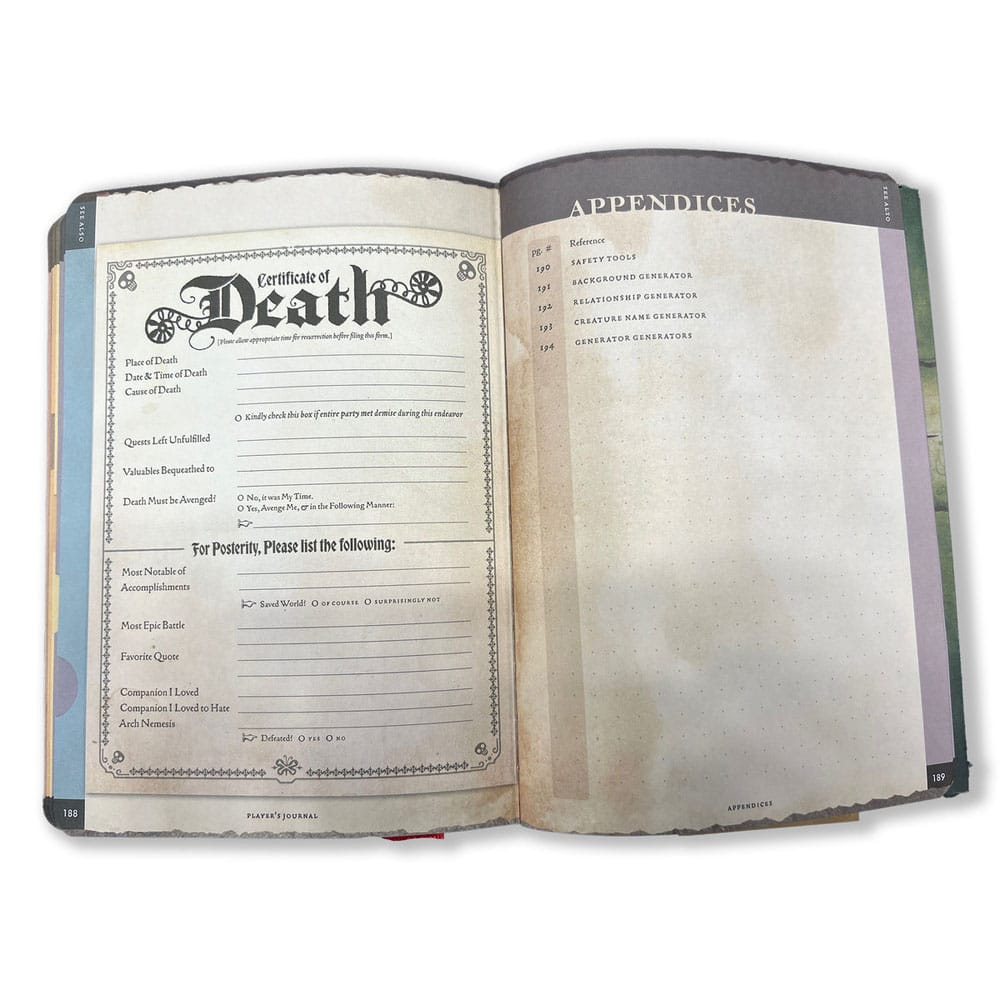 Notizbuch A5 Player's Journal Sage Green Shield Image 4