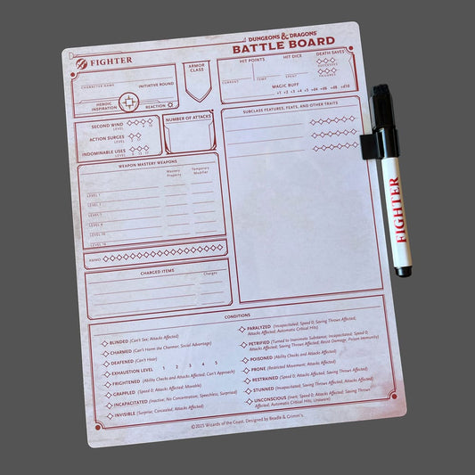 Dungeons & Dragons Battle Board Kampfbretttafel Kämpfer (Fighter) Image 2
