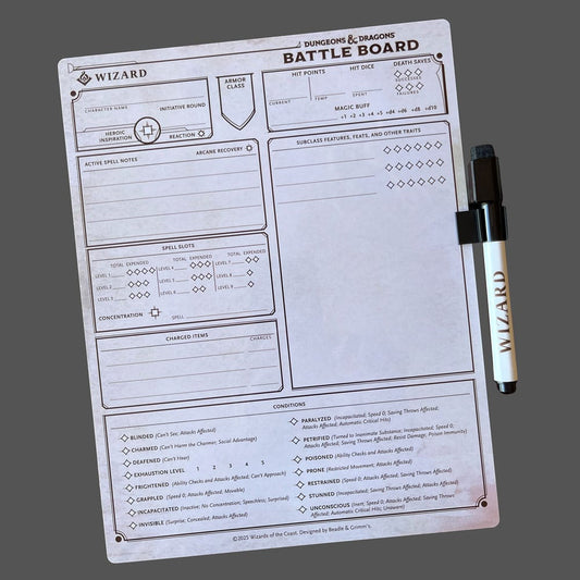 Dungeons & Dragons Battle Board Kampfbretttafel Zauberer (Wizard) Image 2