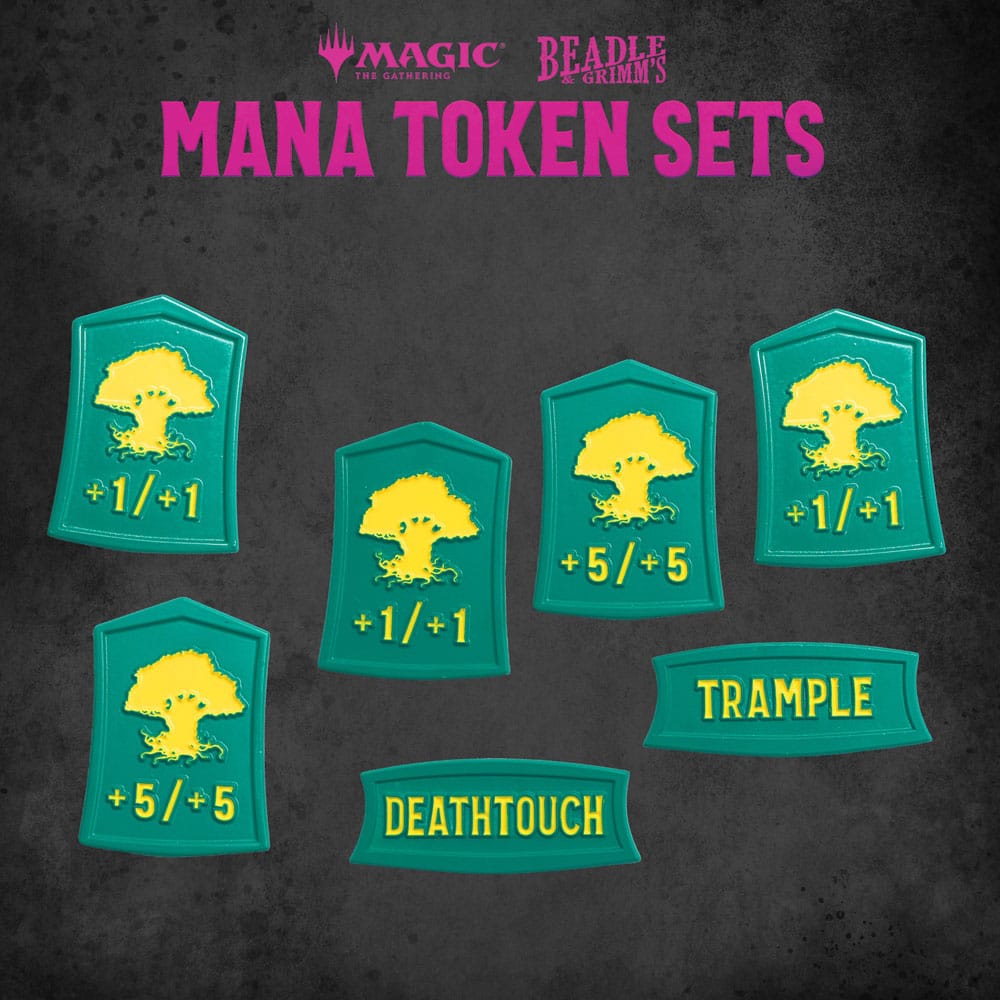 Magic the Gathering Dice and Token Pack Green Mana Image 6