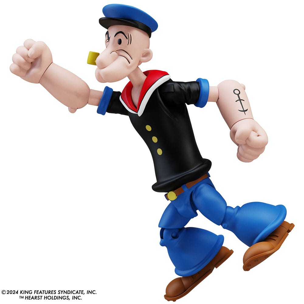 Popeye Actionfigur Wave 03 Popeye 1st Appearance Black Shirt Image 3
