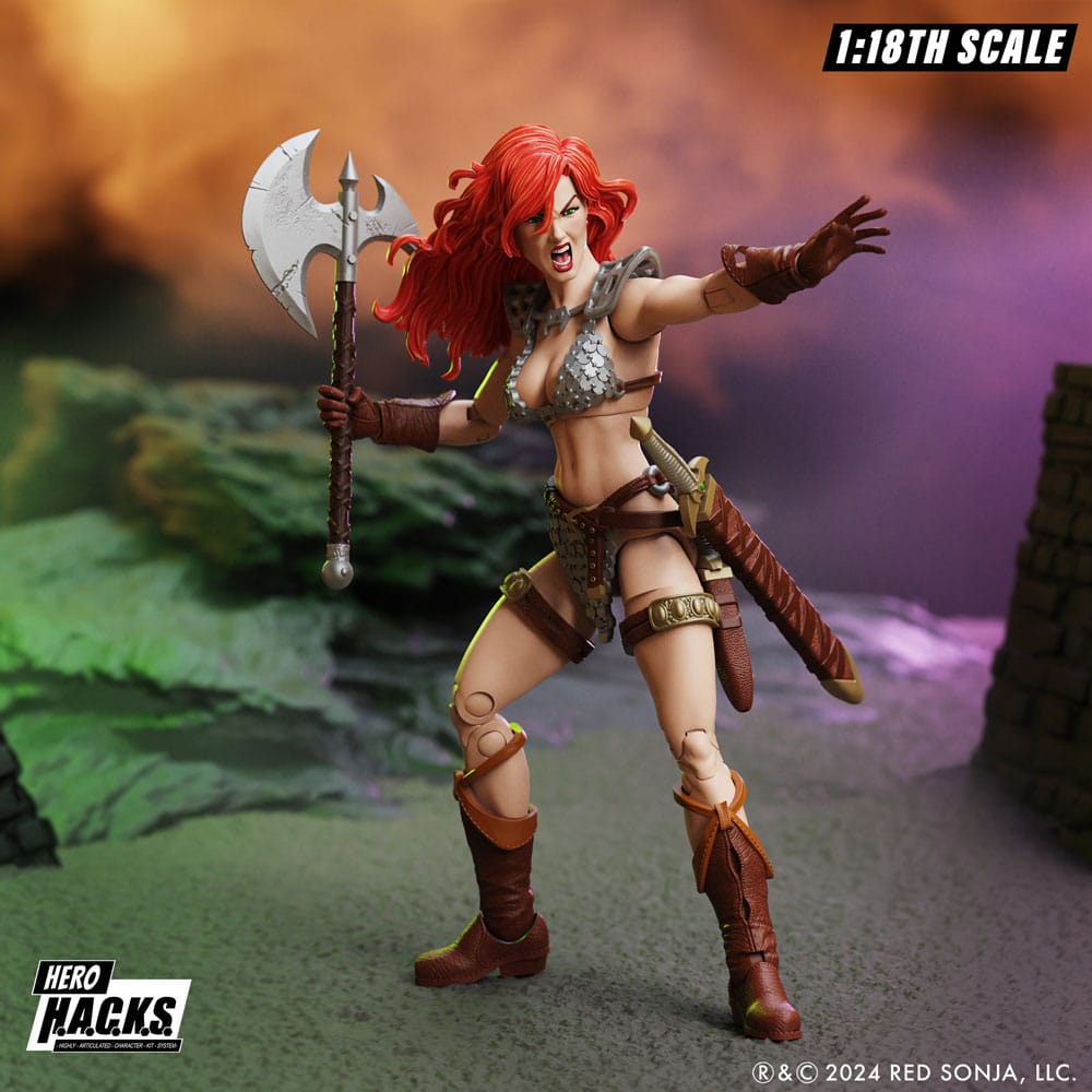 Red Sonja Hero H.A.C.K.S. Actionfigur Red Sonja Image 3