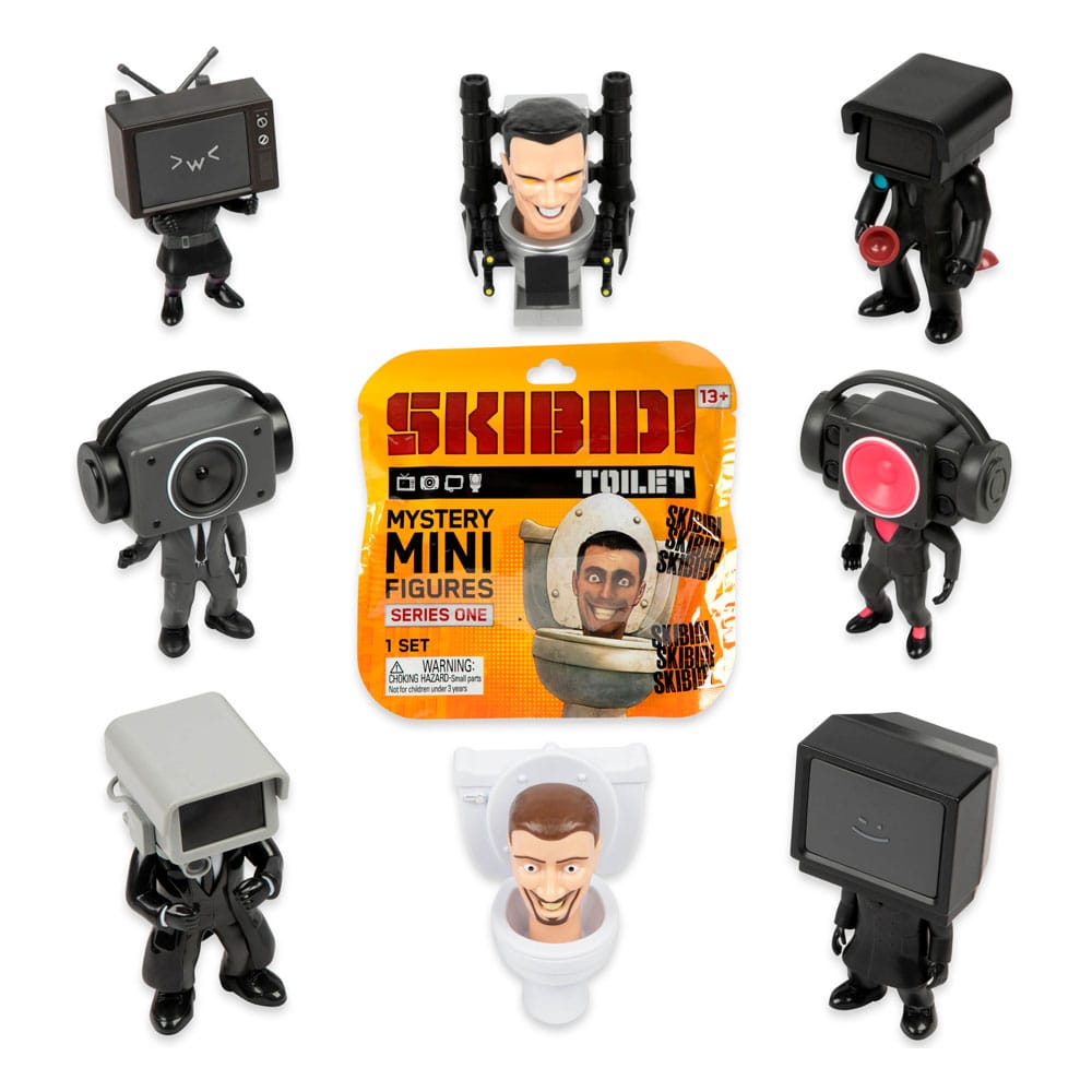 Skibidi Toilet Minifiguren 6 cm Series 1 Display (24) Image 5